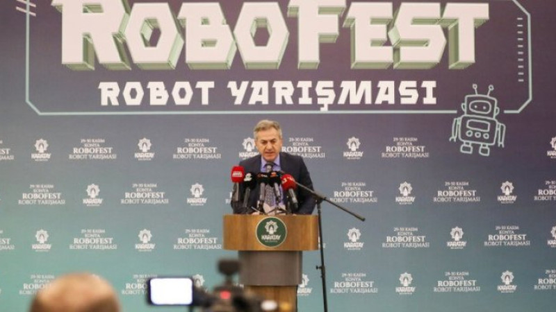 Konya’da Robotların Yarışması Başladı