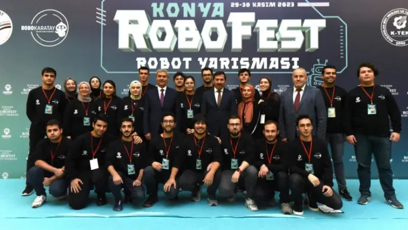Konya ROBOFEST Robot Yarışması sona erdi 