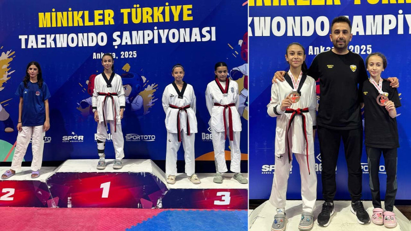 Konya Büyükşehirli tekvandocular Konya'nın gururu oldu
