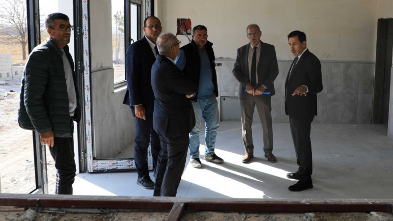 Başkan Kılca Kızören ve Köseali'de yatırımları yerinde inceled