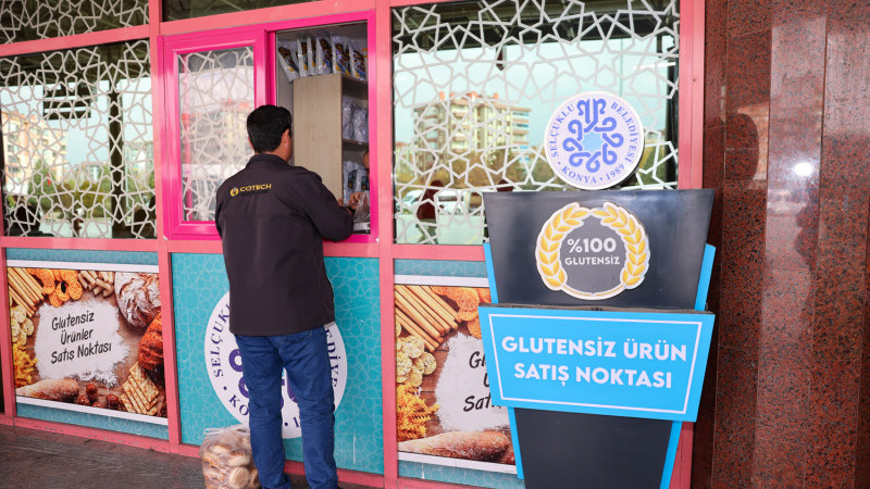 SELÇUKLU BELEDİYESİ GLUTENSİZ SATIŞ NOKTASI ÇÖLYAK HASTALARININ TERCİHİ OLMAYA DEVAM EDİYOR