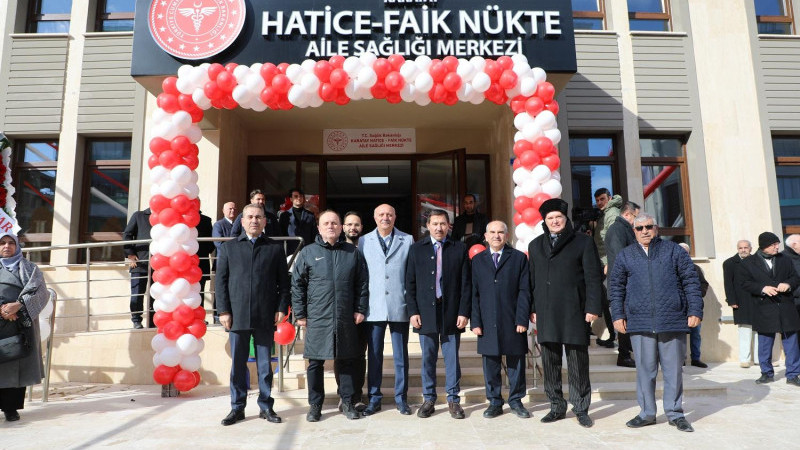 KARATAY HATİCE-FAİK NÜKTE AİLE SAĞLIĞI MERKEZİ AÇILDI