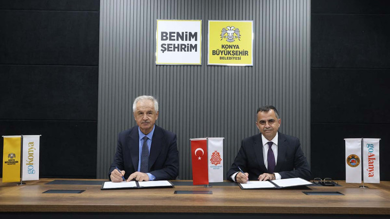 Konya ve Antalya'yı birbirine bağlayan tarihi kervan yoluyla ilgili iki belediye iş birliği yapacak