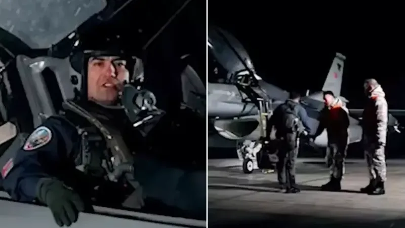 Balıkesir'de F-16 düştü, şehit