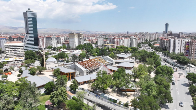 Konya Şehir Kütüphanesi geleneksel mimarisi ve modern tasarımıyla örnek olacak