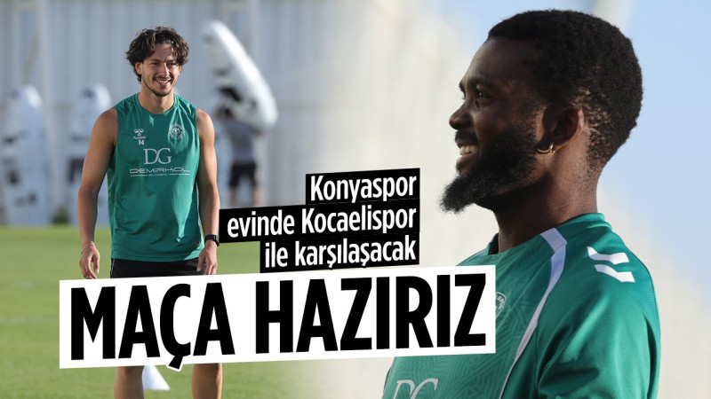 Konyaspor, Kocaelispor maçına hazır!