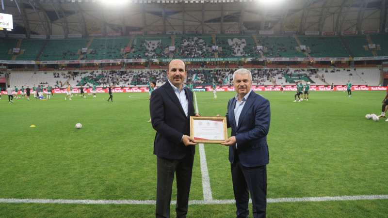 Konya’da tarihi başarı! Büyükşehir Stadyumu Türkiye’de bir ilki başardı