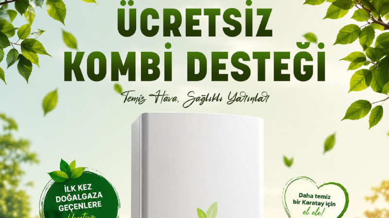 Karatay Belediyesi’nden ücretsiz kombi desteği! Hava kirliliğine karşı önemli hamle!