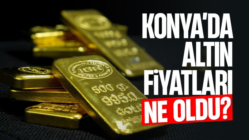 Konya’da altın fiyatlarında salı mesaisi! Gram altın günü yükselişle kapattı