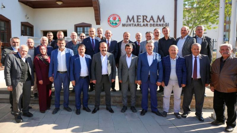 Konya Meram’da Başkan Kavuş’tan Muhtarlara Mesaj: Güçlü İş Birliği, Güçlü Meram